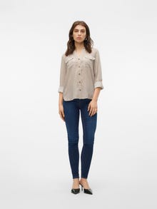 Vero Moda VMBUMPY Marškiniai -Brown Lentil - 10275283