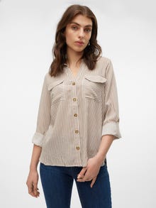 Vero Moda VMBUMPY Chemises -Brown Lentil - 10275283