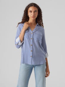 Vero Moda VMBUMPY Overhemd -Beaucoup Blue - 10275283