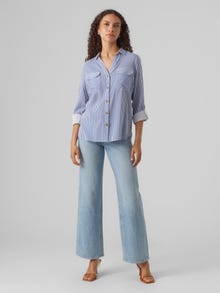 Vero Moda VMBUMPY Overhemd -Beaucoup Blue - 10275283