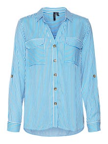 Vero Moda VMBUMPY Shirt -Ibiza Blue - 10275283