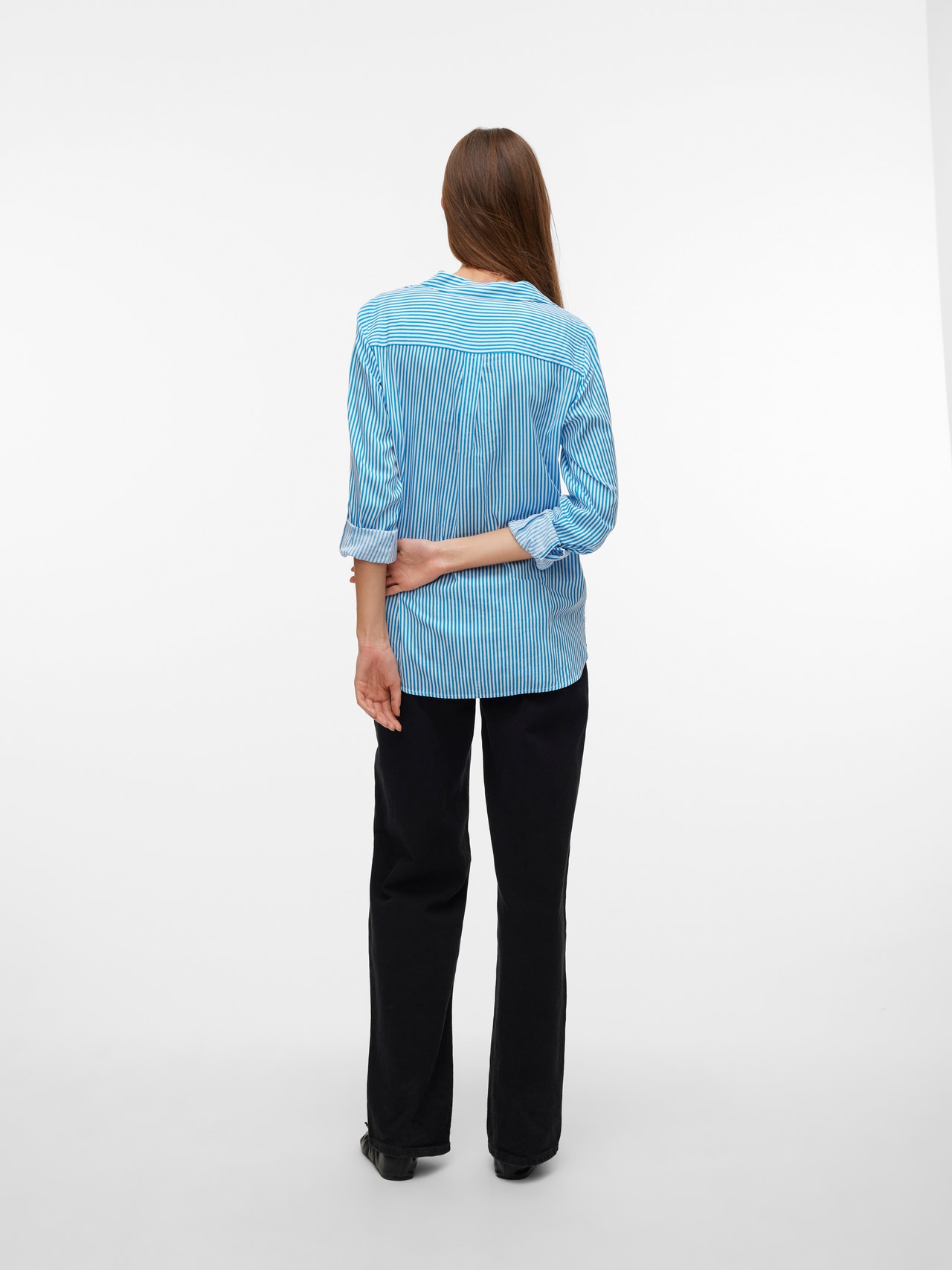 Vero Moda VMBUMPY Skjorta -Ibiza Blue - 10275283