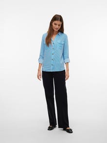 Vero Moda VMBUMPY Hemd -Ibiza Blue - 10275283