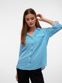 Vero Moda VMBUMPY Shirt -Ibiza Blue - 10275283