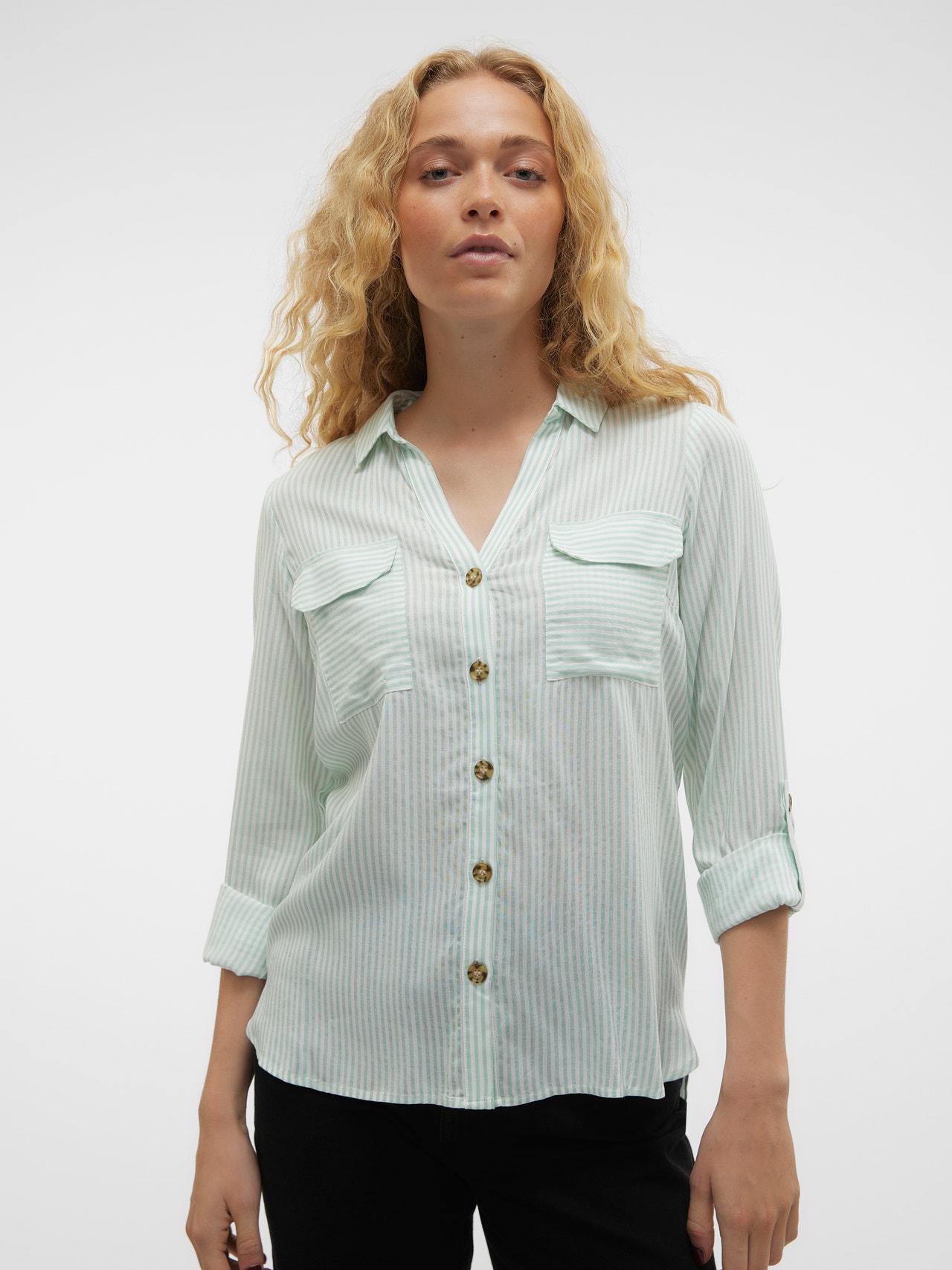 Vero Moda VMBUMPY Koszula -Silt Green - 10275283