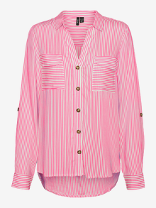 Vero Moda VMBUMPY Hemd -Pink Cosmos - 10275283