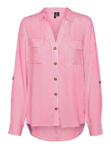 Vero Moda VMBUMPY Skjorta -Pink Cosmos - 10275283
