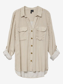 Vero Moda VMBUMPY Shirt -Silver Mink - 10275283