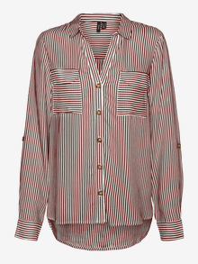 Vero Moda VMBUMPY Skjorta -Fired Brick - 10275283
