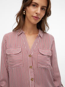 Vero Moda VMBUMPY Skjorta -Fired Brick - 10275283
