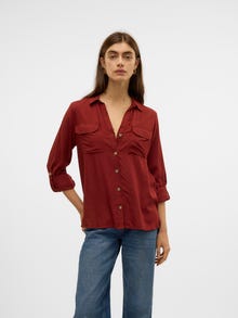 Vero Moda VMBUMPY Hemd -Fired Brick - 10275283