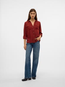 Vero Moda VMBUMPY Hemd -Fired Brick - 10275283