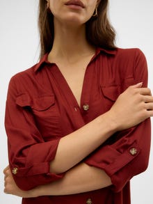 Vero Moda VMBUMPY Shirt -Fired Brick - 10275283
