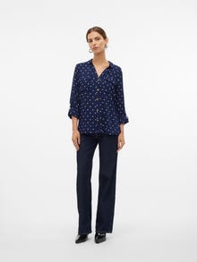 Vero Moda VMBUMPY Shirt -Navy Blazer - 10275283