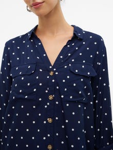 Vero Moda VMBUMPY Shirt -Navy Blazer - 10275283