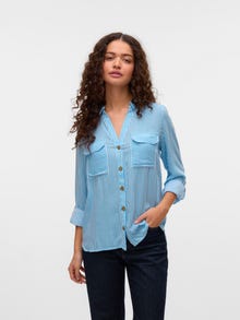 Vero Moda VMBUMPY Camisas -Azure Blue - 10275283