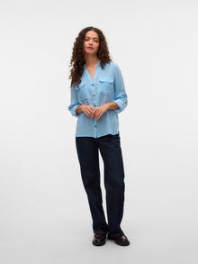 Vero Moda VMBUMPY Camisas -Azure Blue - 10275283