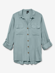 Vero Moda VMBUMPY Skjorte -Gray Mist - 10275283