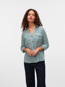 Vero Moda VMBUMPY Skjorte -Gray Mist - 10275283