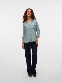 Vero Moda VMBUMPY Skjorte -Gray Mist - 10275283