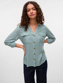 Vero Moda VMBUMPY Skjorte -Gray Mist - 10275283