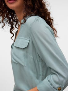 Vero Moda VMBUMPY Shirt -Gray Mist - 10275283