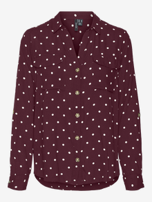 Vero Moda VMBUMPY Hemd -Winetasting - 10275283
