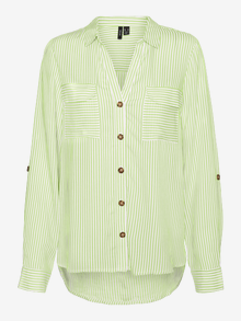 Vero Moda VMBUMPY Hemd -Shadow Lime - 10275283