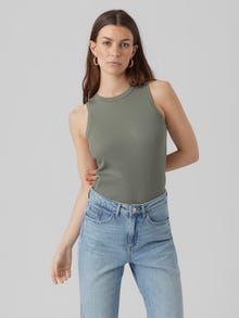 Vero Moda AWLAVENDER Tank-Top -Laurel Wreath - 10275519