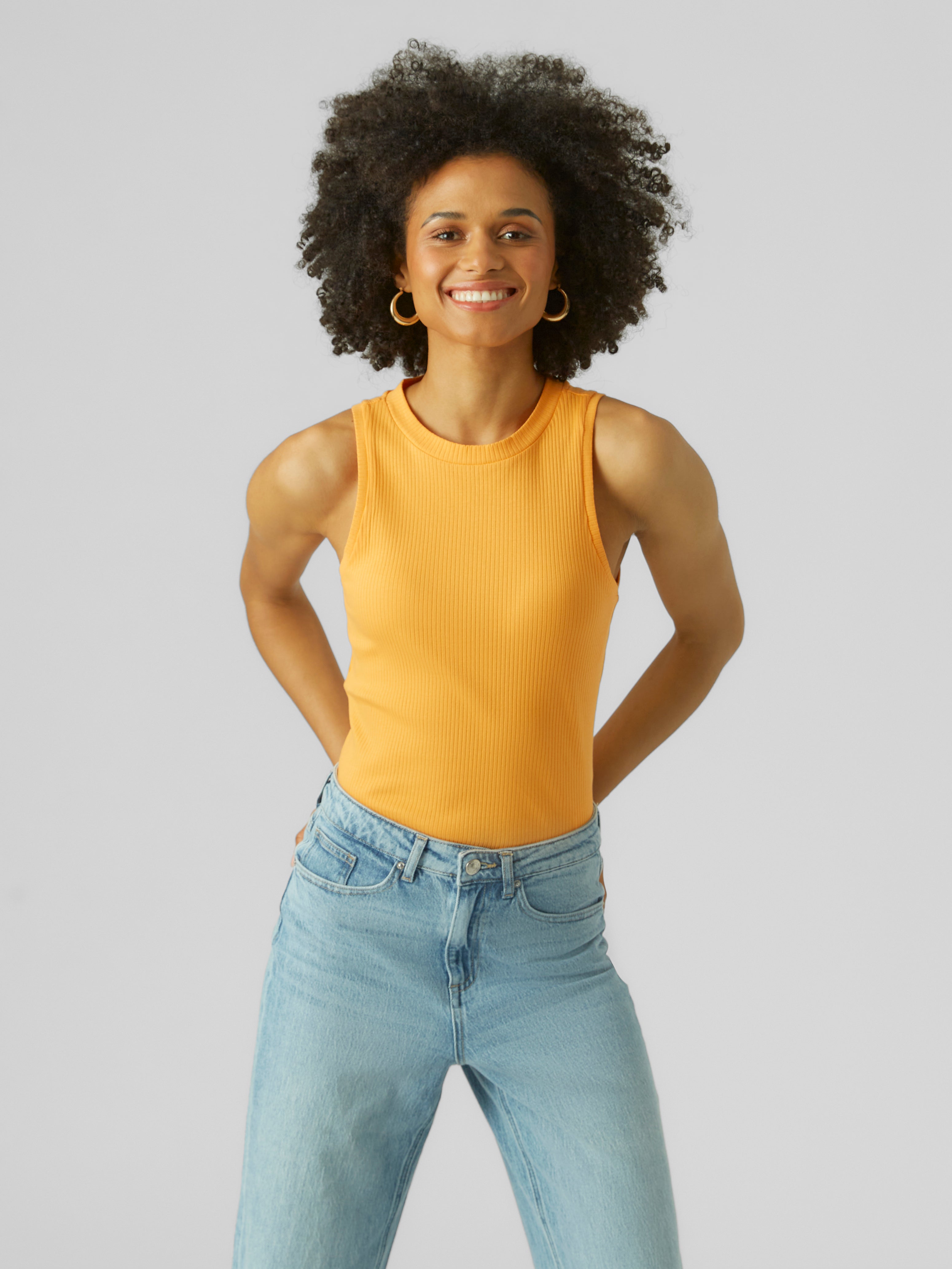 Tank-top | Medium Orange | Vero Moda®