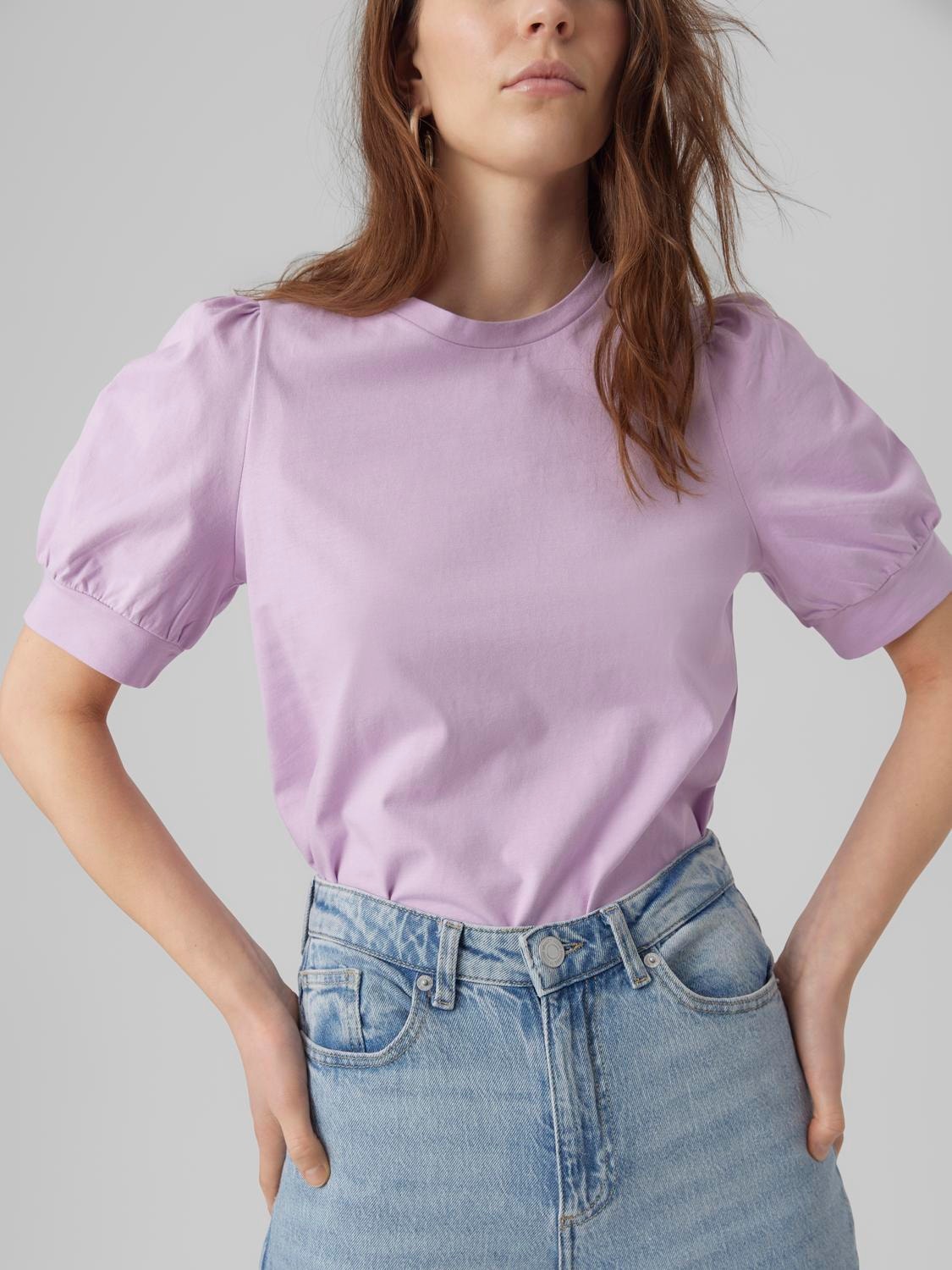 VMKERRY T-Shirt | Helles Lila | Moda® Vero