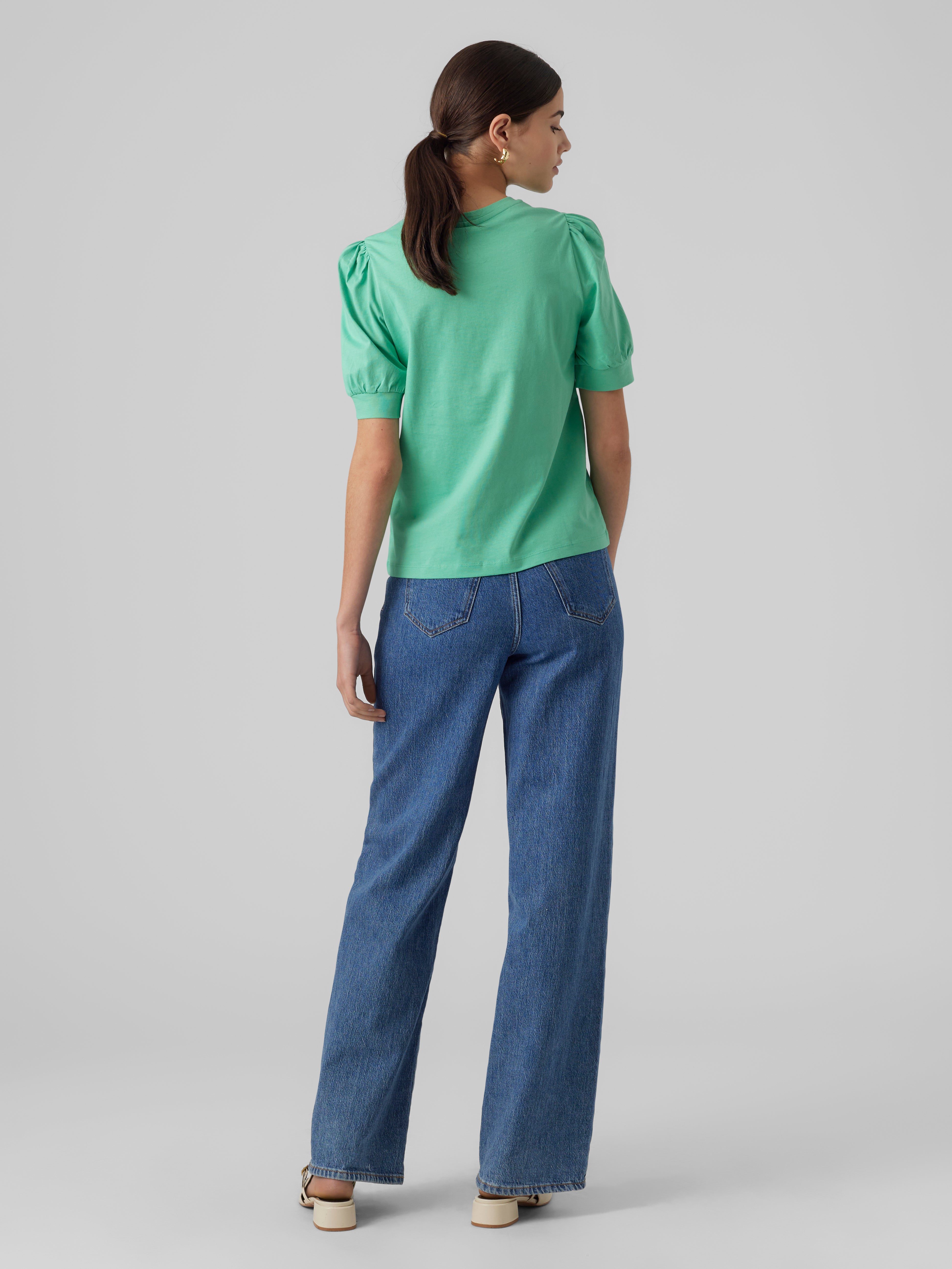 Jean Vert Vero Moda Taille XS - Coupe Skinny, Occasion En Très Bon état (TBE)