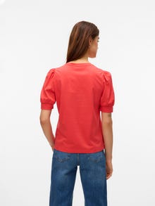 Vero Moda AWKERRY T-shirt -Cayenne - 10275520