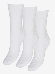 Vero Moda VMENA 3-pack Strumpor -Snow White - 10275552