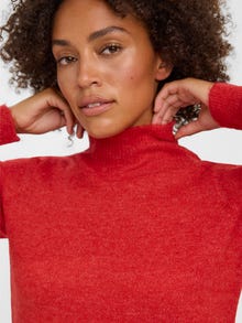 Vero Moda VMLEFILEBALLOON Pullover -Goji Berry - 10275731