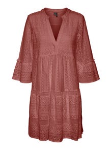Vero Moda VMHONEY Korte jurk -Rose Brown - 10275875