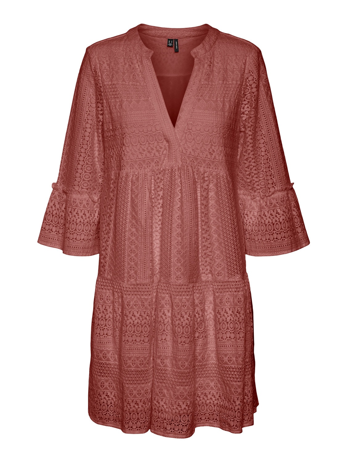 Vero Moda VMHONEY Krótka sukienka -Rose Brown - 10275875