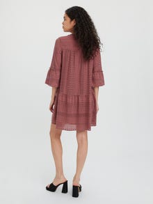 Vero Moda VMHONEY Krótka sukienka -Rose Brown - 10275875