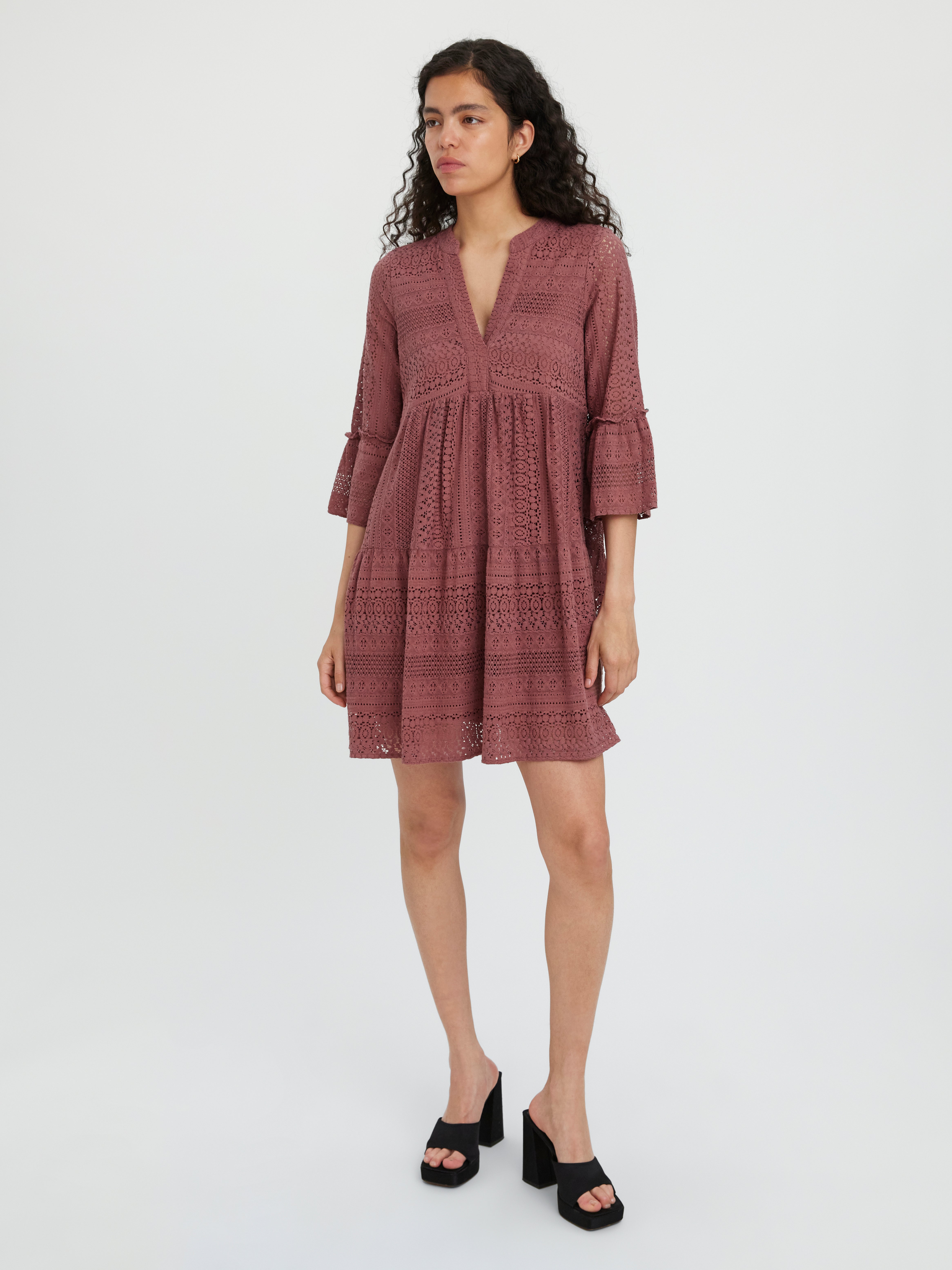 Vero moda shop linen smock dress