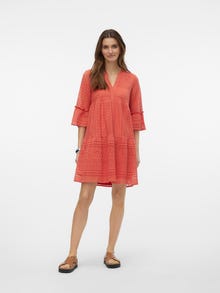 Vero Moda VMHONEY Short dress -Burnt Sienna - 10275875