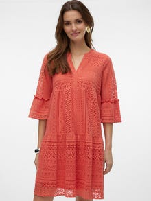 Vero Moda VMHONEY Short dress -Burnt Sienna - 10275875