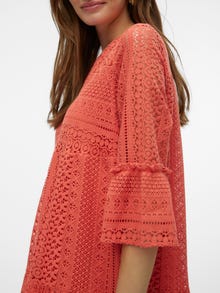 Vero Moda VMHONEY Short dress -Burnt Sienna - 10275875