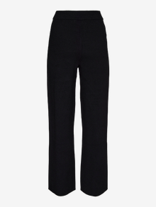Vero Moda VMGOLDNEEDLE Mid waist Trousers -Black - 10276015