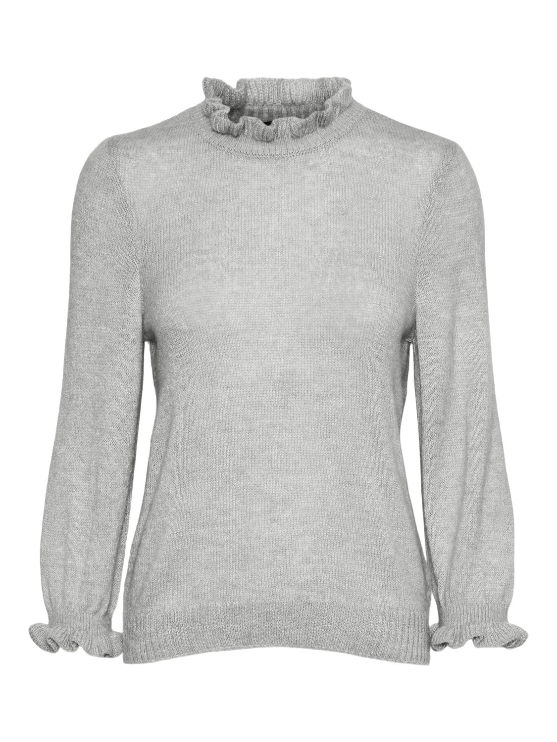 Vero Moda VMSOFIA Sweter -Light Grey Melange - 10276026