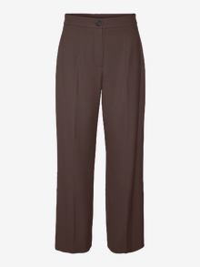 Vero Moda VMSASIE Høyt snitt Bukser -Coffee Bean - 10276159