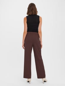 Vero Moda VMSASIE Hohe Taille Hose -Coffee Bean - 10276159
