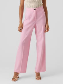 Vero Moda VMSASIE Høyt snitt Bukser -Bonbon - 10276159
