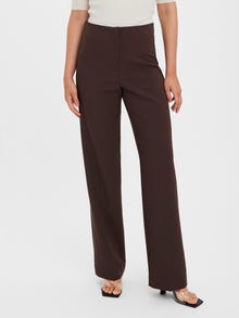 Vero Moda VMSANDY Høj talje Bukser -Coffee Bean - 10276160