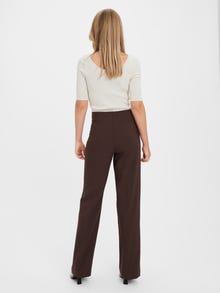 Vero Moda VMSANDY Høj talje Bukser -Coffee Bean - 10276160