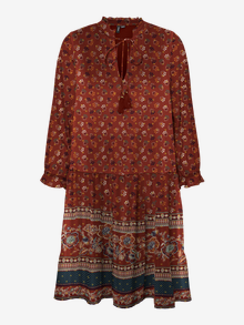 Vero Moda VMLUCY Short dress -Barn Red - 10276251